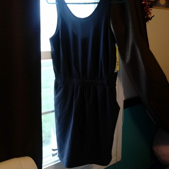 All in motion black dress